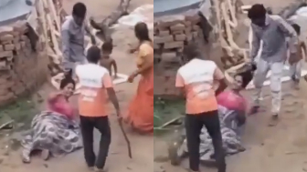 Woman Dragged By Hair, Clubbed And Kicked By Husband`s Family Members