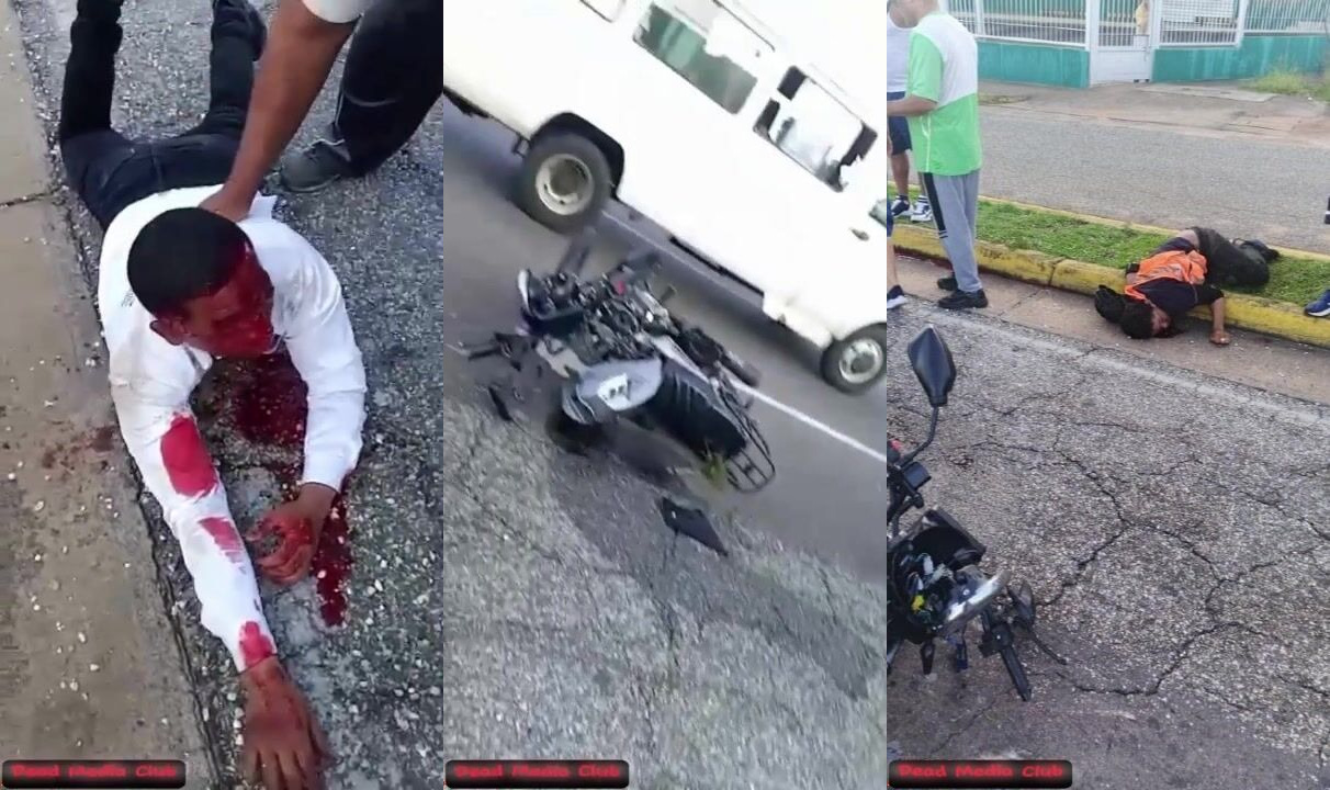 Blood painted the asphalt black