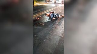 Man Completely Destroyed By Truck In Guatemala