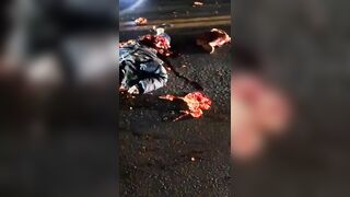 Man Completely Destroyed By Truck In Guatemala