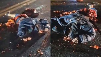 Man Completely Destroyed By Truck In Guatemala