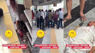 Man escapes train accident with his life but without a foot
