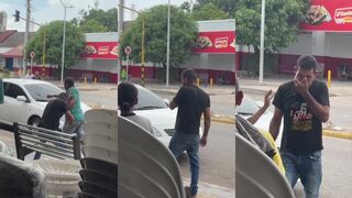 Face slashed in fight