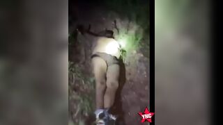 La Chapizza Sicarios Drag Murdered CDS Member By Pickup Truck In Sinaloa