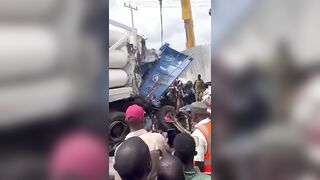 Trucker Dismembered In Multiple Vehicles Collsion