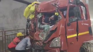 Trucker Fell Asleep, Crashed Into Tunnel Wall, Died