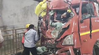 Trucker Fell Asleep, Crashed Into Tunnel Wall, Died