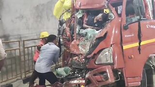 Trucker Fell Asleep, Crashed Into Tunnel Wall, Died