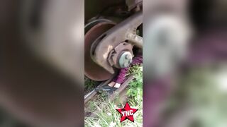 Train Split Him In Half