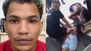 Man Gets Fatally Stabbed In The Back Outside The Store In Brazil (More Footage)
