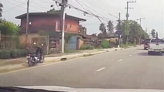 Thailand: Female Biker Meets The Steel Bar