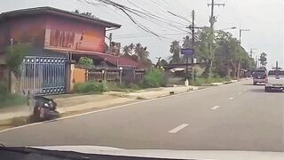 Thailand: Female Biker Meets The Steel Bar