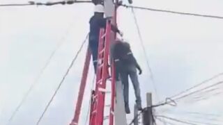 Electric Company Worker Electrocuted, Critically Injured While Fixing Wires