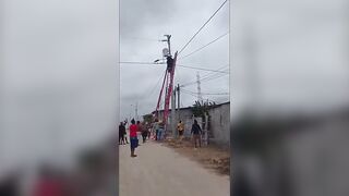 Electric Company Worker Electrocuted, Critically Injured While Fixing Wires