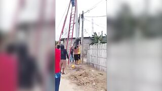 Electric Company Worker Electrocuted, Critically Injured While Fixing Wires