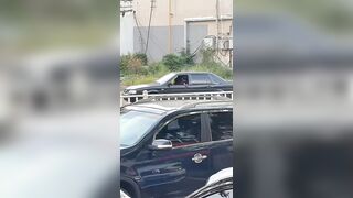 Chick Gets Stabbed By Boyfriend Inside The Car In China