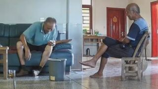 OG Laughing And Talking To His Friend Suddenly Collapses, Dies