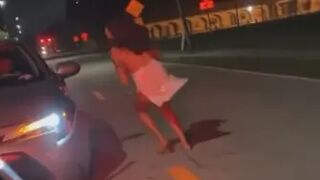 Crazy EX Rips the Door Clean Off Chasing His Girl and Her Friends