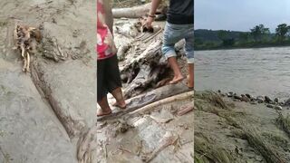 Nepal flood victim