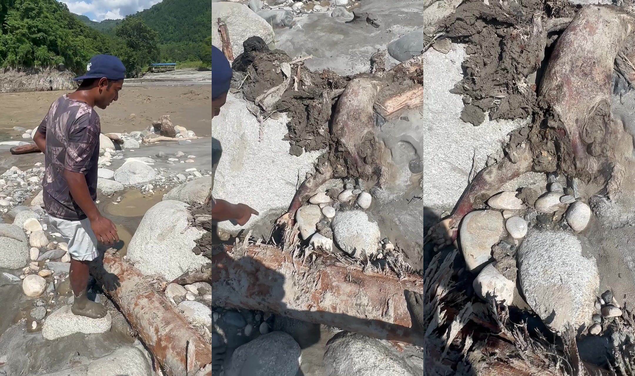 Body with missing head washes up after Nepali flood