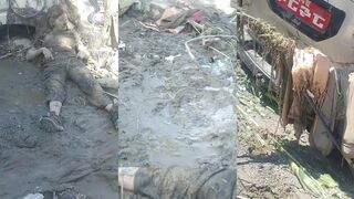 Nepali flood vicitms
