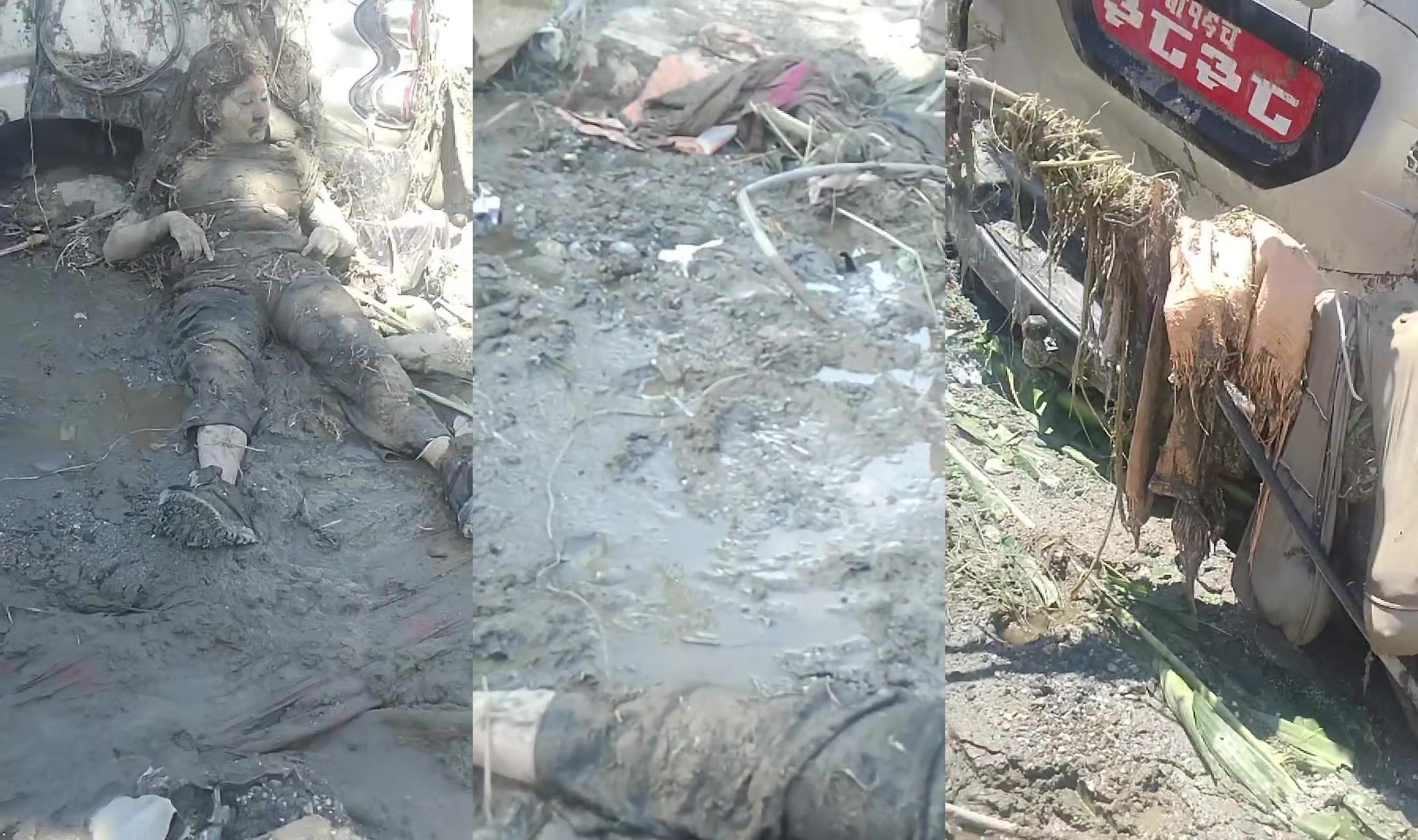 Nepali flood vicitms
