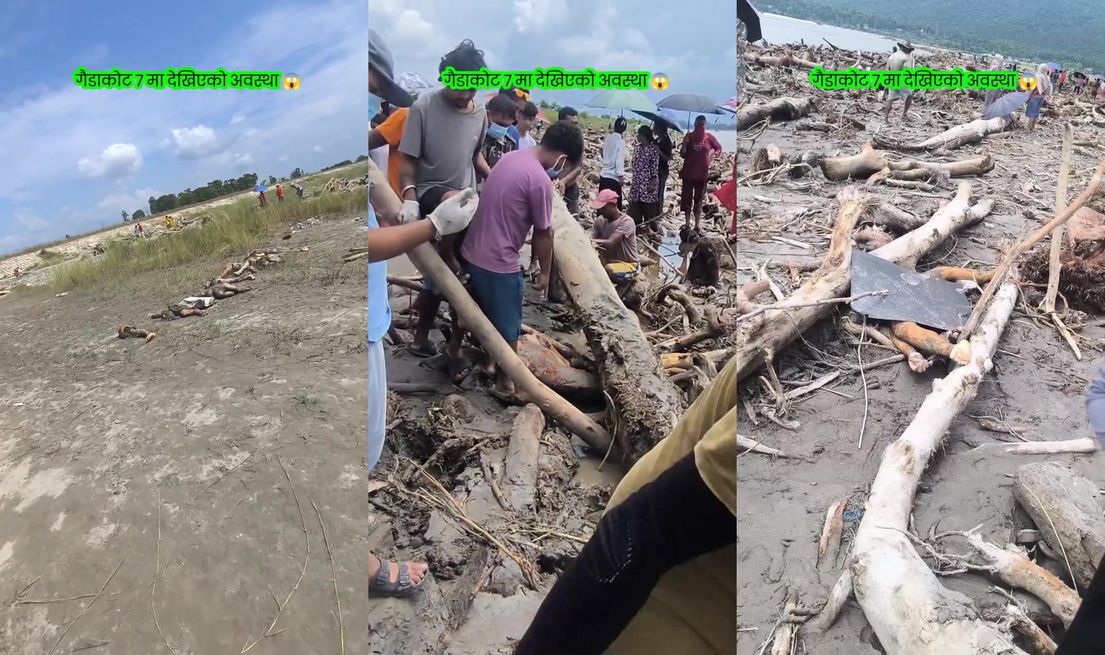 Bodies piling up after Nepal flood