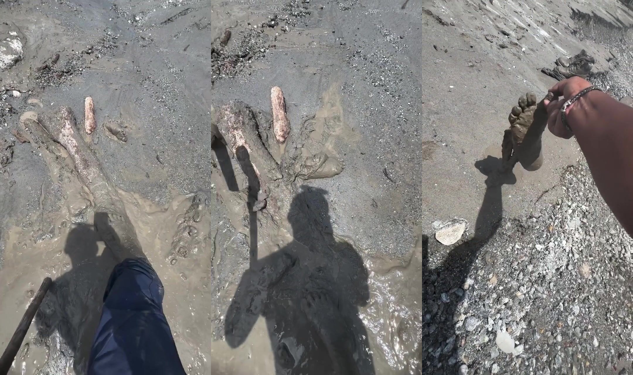 Man finds foot in Nepali flood aftermath