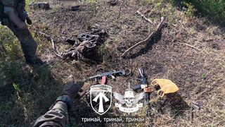 Dead ruzky scum found by recon of 57-th Brigade