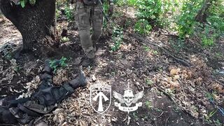Dead ruzky scum found by recon of 57-th Brigade