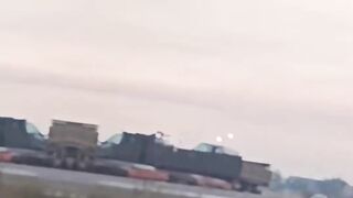 Dirty katsaps filming an drone attack on ruzky base far from frontline