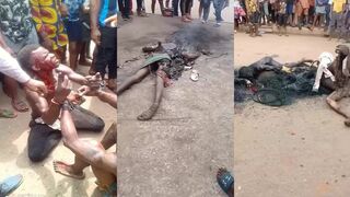 Thieves Burned Alive By Mob In Congo