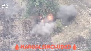 UKRANIAN SOLDIERS TRAPPED BETWEEN DRONES