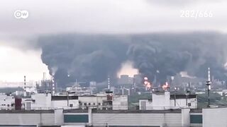 Compilation of burning pedoruzzian cities and facilities from 282/666