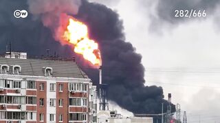 Compilation of burning pedoruzzian cities and facilities from 282/666