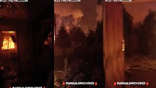 KYIV ARM DEPOT BURNING TO THE GROUND