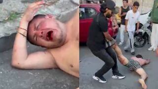 Two Thieves Get Good Beating In Medellín