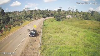 Brutal Collision Leaves Biker In Brazil Dead