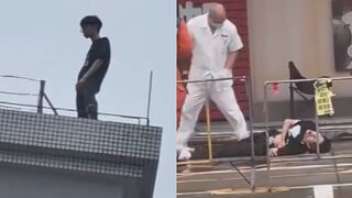 Dude Jumps To His Death After His E-zBike Was Seized By Police {FULL}