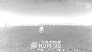 Dozen dead katsaps in pathetic thermal coats by 63 Brigade.
