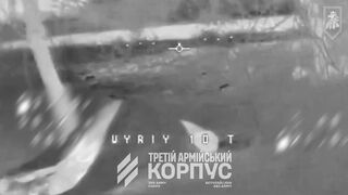 Dozen dead katsaps in pathetic thermal coats by 63 Brigade.
