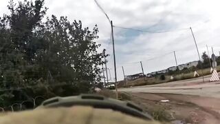 Ukrainian middle-strike Forpost drone flies into ruzky blockpost on Donbas