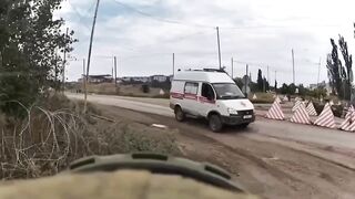 Ukrainian middle-strike Forpost drone flies into ruzky blockpost on Donbas