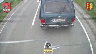 Ronins destroying 22 pedoruzzian cars, some are with katsaps inside