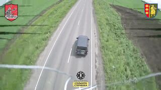 Ronins destroying 22 pedoruzzian cars, some are with katsaps inside