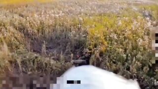 Colombian merc torn apart by Rus drones.