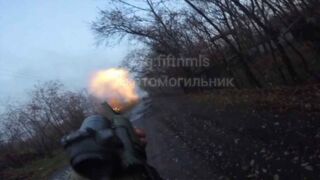 GoPro: Ukrainian films his friend being killed by a drone.