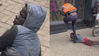Man Who Tried To Rob A Woman At The ATM Attacked By Mob In Nairobi