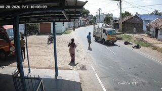 Helmetless Bike Riders Sent Flying In Tamil Nadu