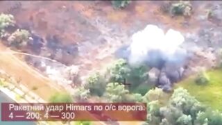 Himars of 147-th Brigade exterminated a few katsaps near Konstyantinivka area.